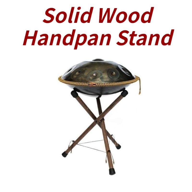 Solid Wood Handpan Stand Handm - مراجعة Musical Instrument Triangle وسعره