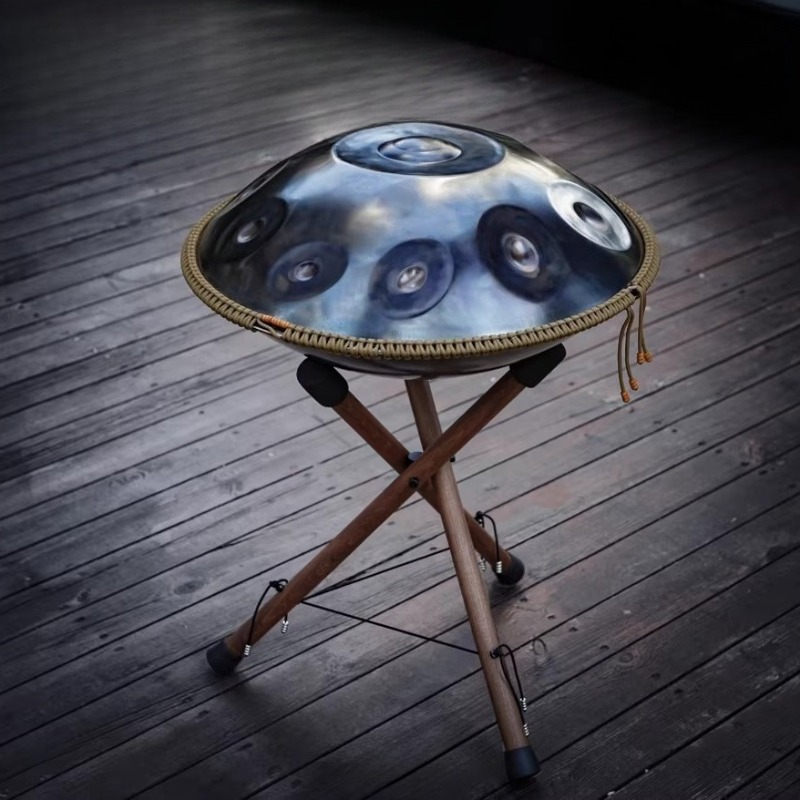 Solid Wood Handpan Stand Handm - مراجعة Musical Instrument Triangle وسعره