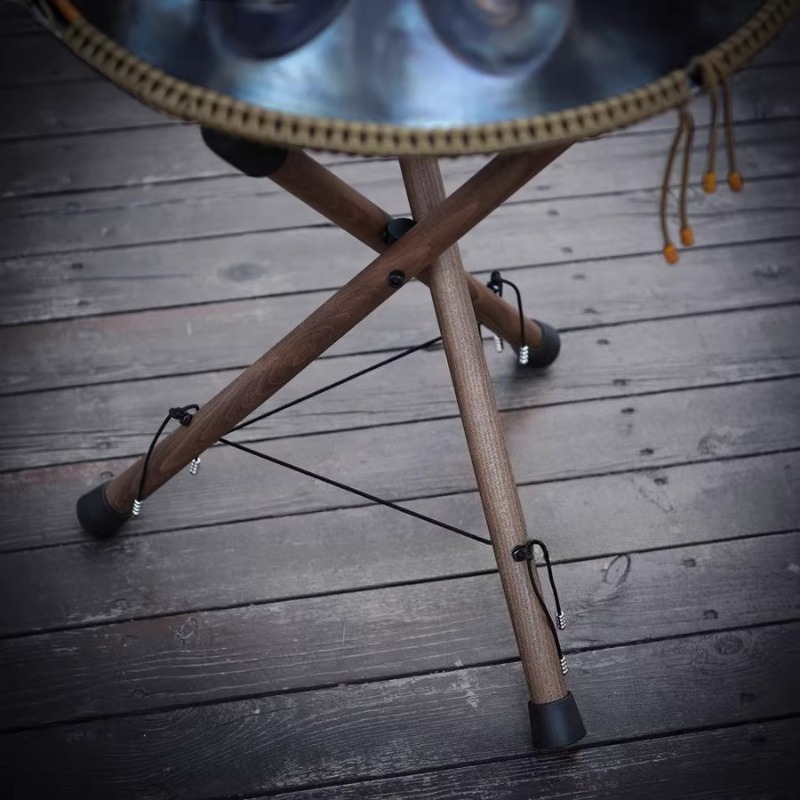 Solid Wood Handpan Stand Handm - مراجعة Musical Instrument Triangle وسعره