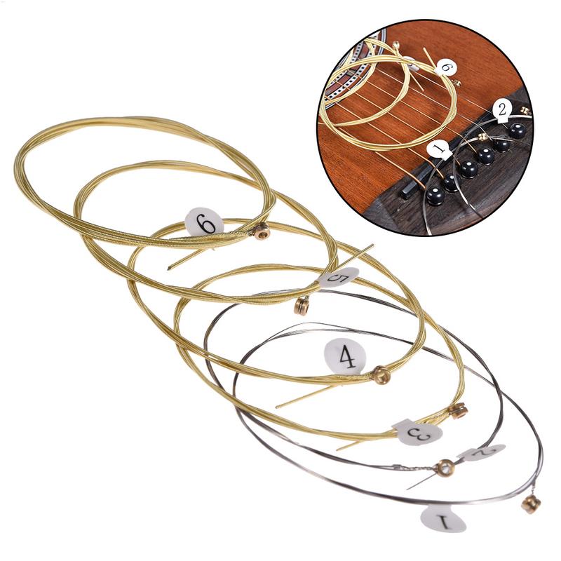 hot sale 6pcs/set Acoustic Gui - مراجعة Musical Instrument Strings وسعره