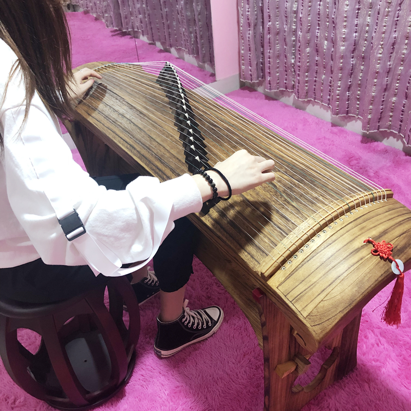 Mini Guzheng Portable Half-Zhe - مراجعة Musical Instrument Zither وسعره