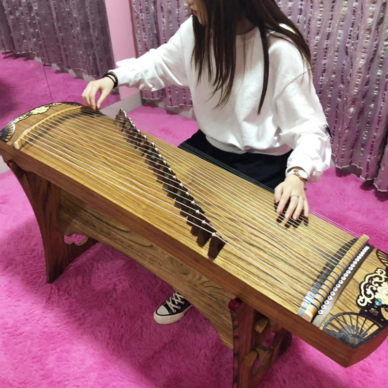 Mini Guzheng Portable Half-Zhe - مراجعة Musical Instrument Zither وسعره