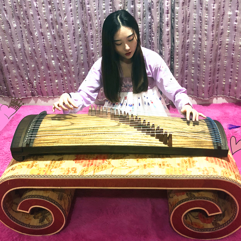 Mini Guzheng Portable Half-Zhe - مراجعة Musical Instrument Zither وسعره