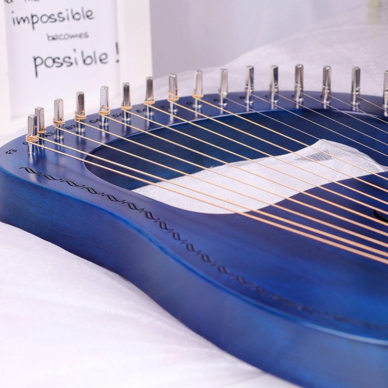 19 string Leia piano small har - مراجعة Musical Instrument Easy To Learn وسعره