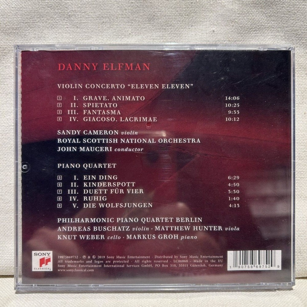 Danny Elfman Violin Concerto M - مراجعة Musical Instruments وسعره