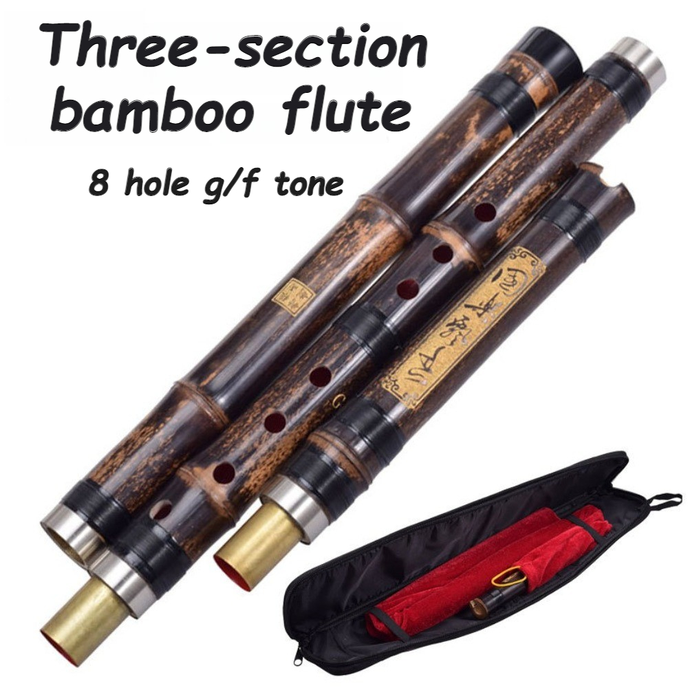 8-hole Chinese Flute G/F Tone  - مراجعة Shakuhachi Bamboo Flute وسعره