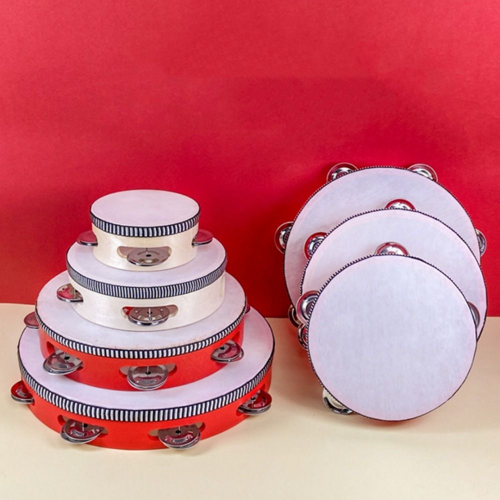4/6/8/10 Inch Hand Held Drum W - مراجعة Musical Instrument Types وسعره