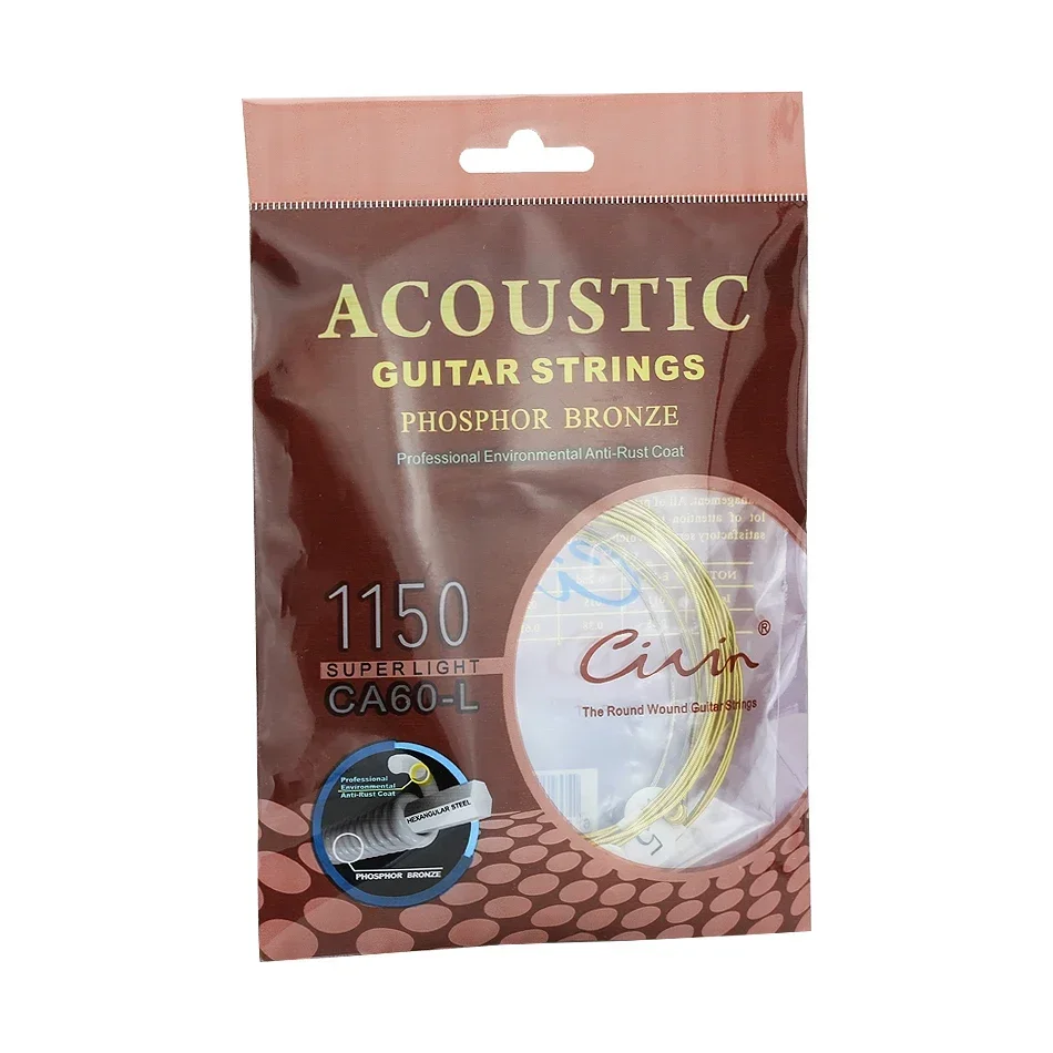 Gearlly 10 Sets Acoustic Guita - مراجعة Musical Instrument Strings وسعره