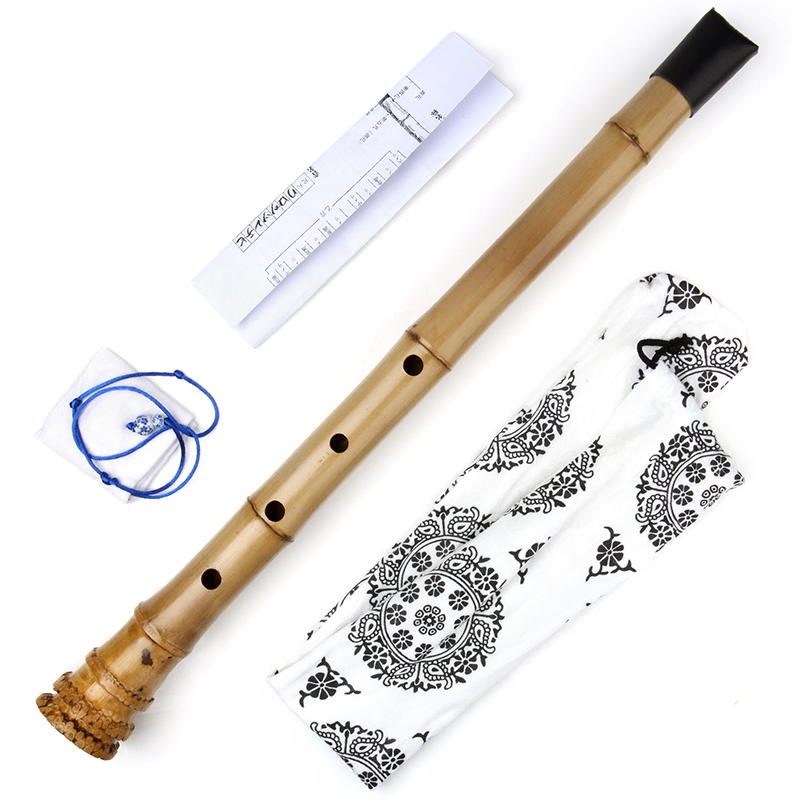 Vertical Bamboo Flute with Sha - مراجعة Shakuhachi Bamboo Flute وسعره