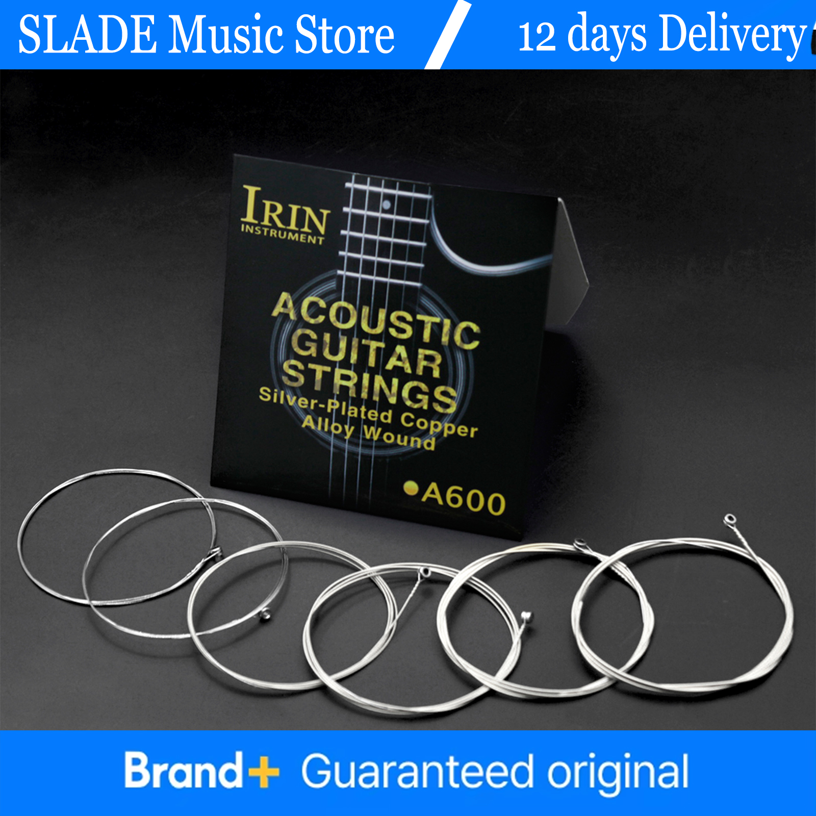IRIN 6 Strings Acoustic Guitar - مراجعة Musical Instrument Strings وسعره