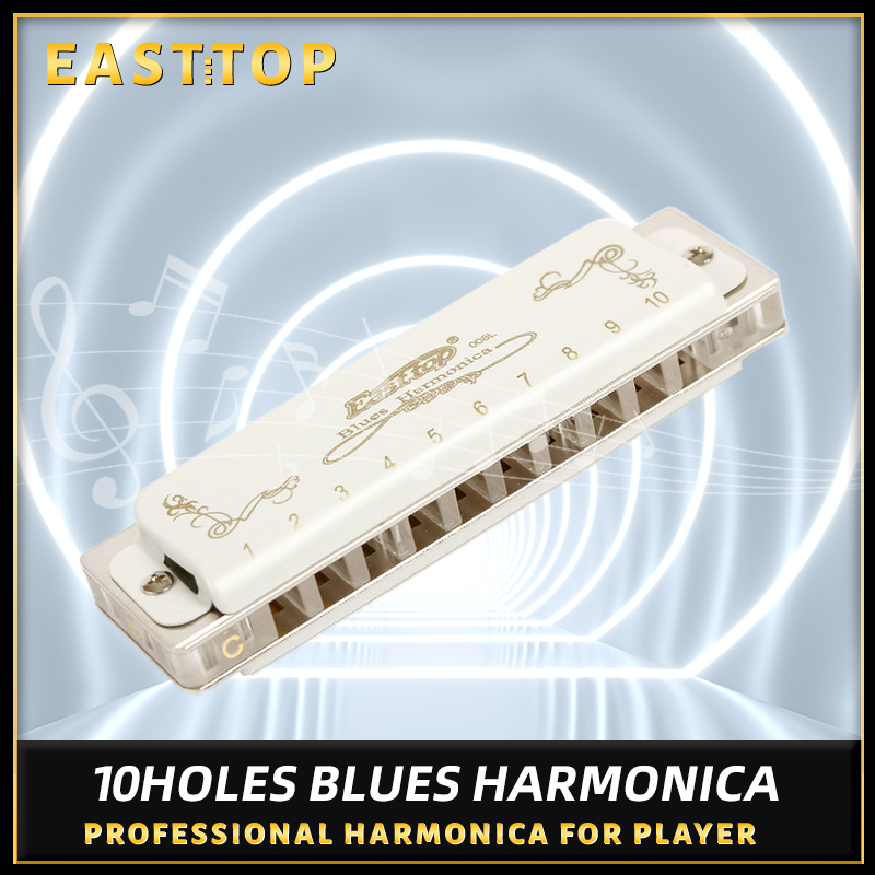 East top 10 hole harmonica pro - مراجعة Musical Instrument Reed وسعره