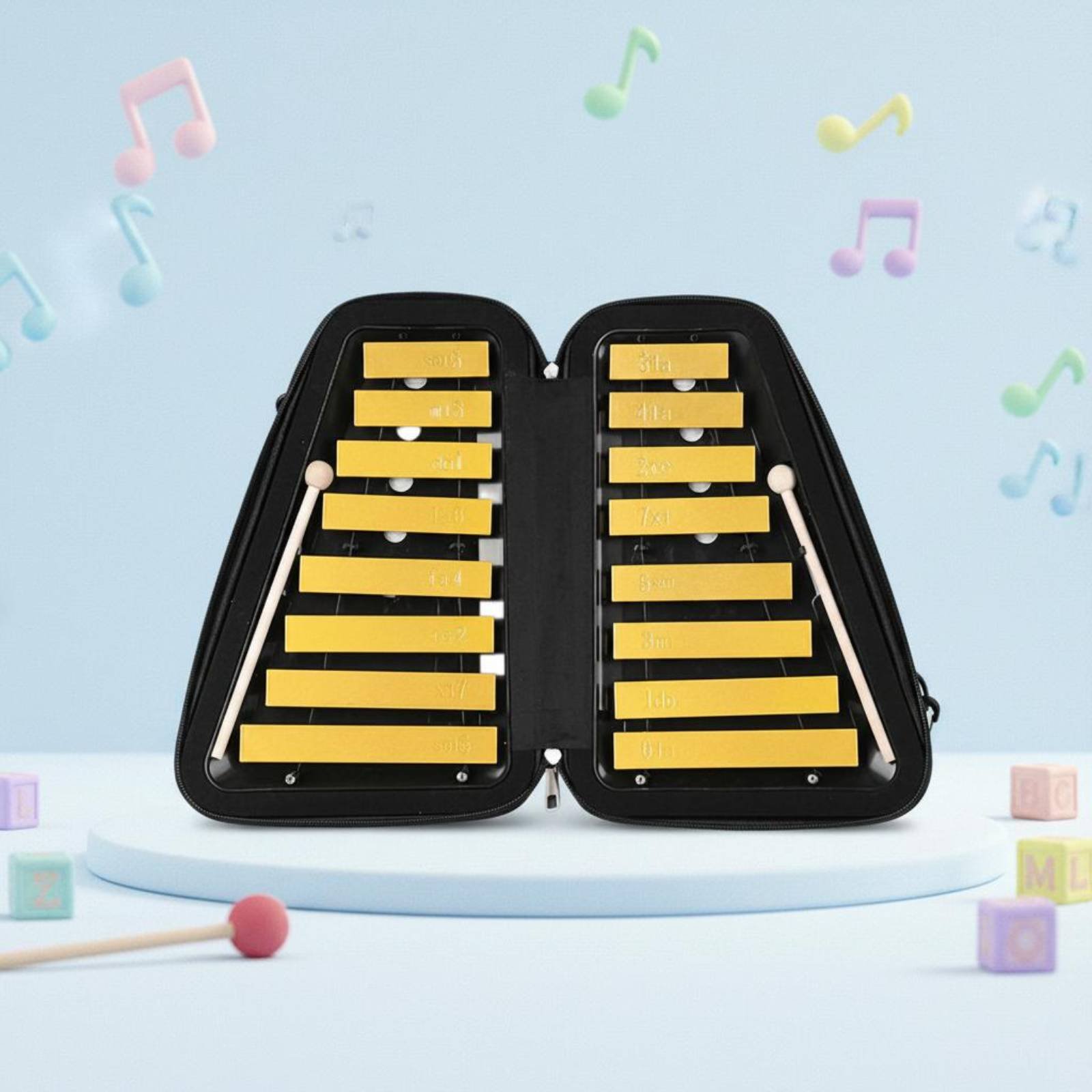 16-Note Aluminum Xylophone Han - مراجعة Musical Instrument Easy To Learn وسعره