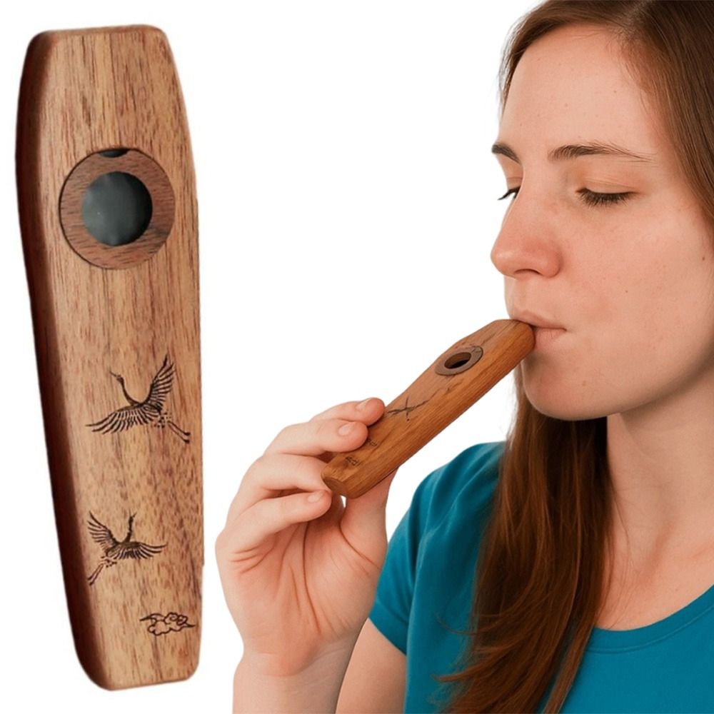 Creative Wooden Kazoo Professi - مراجعة Musical Instrument Easy To Learn وسعره
