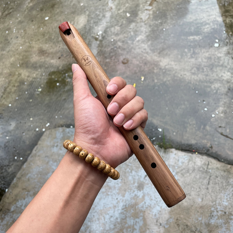 6 Holes Short Flute G Key Wood - مراجعة Wooden Flute Native وسعره