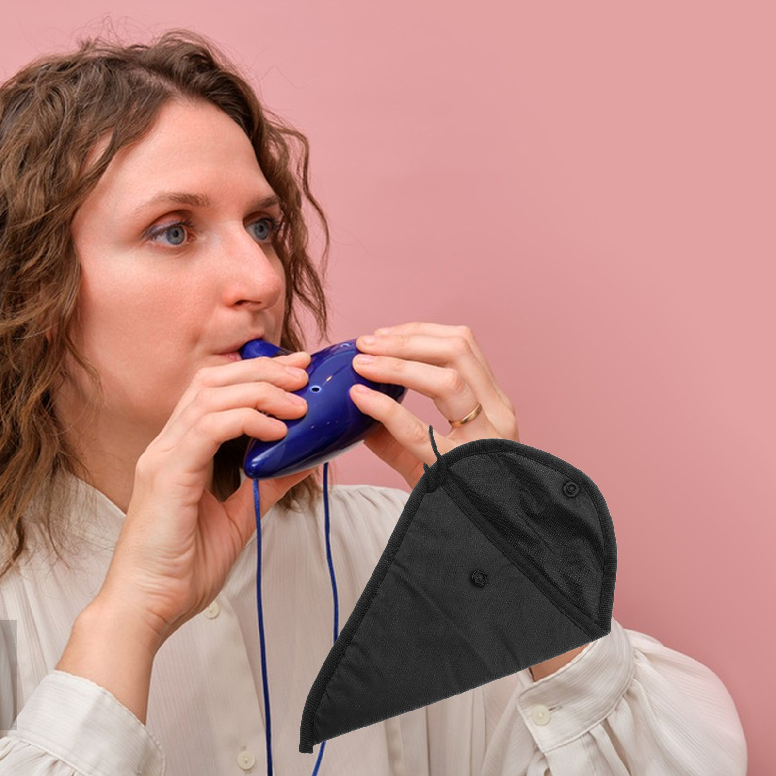 2Pcs Ocarina Storage Pouch Por - مراجعة Musical Instrument Triangle وسعره