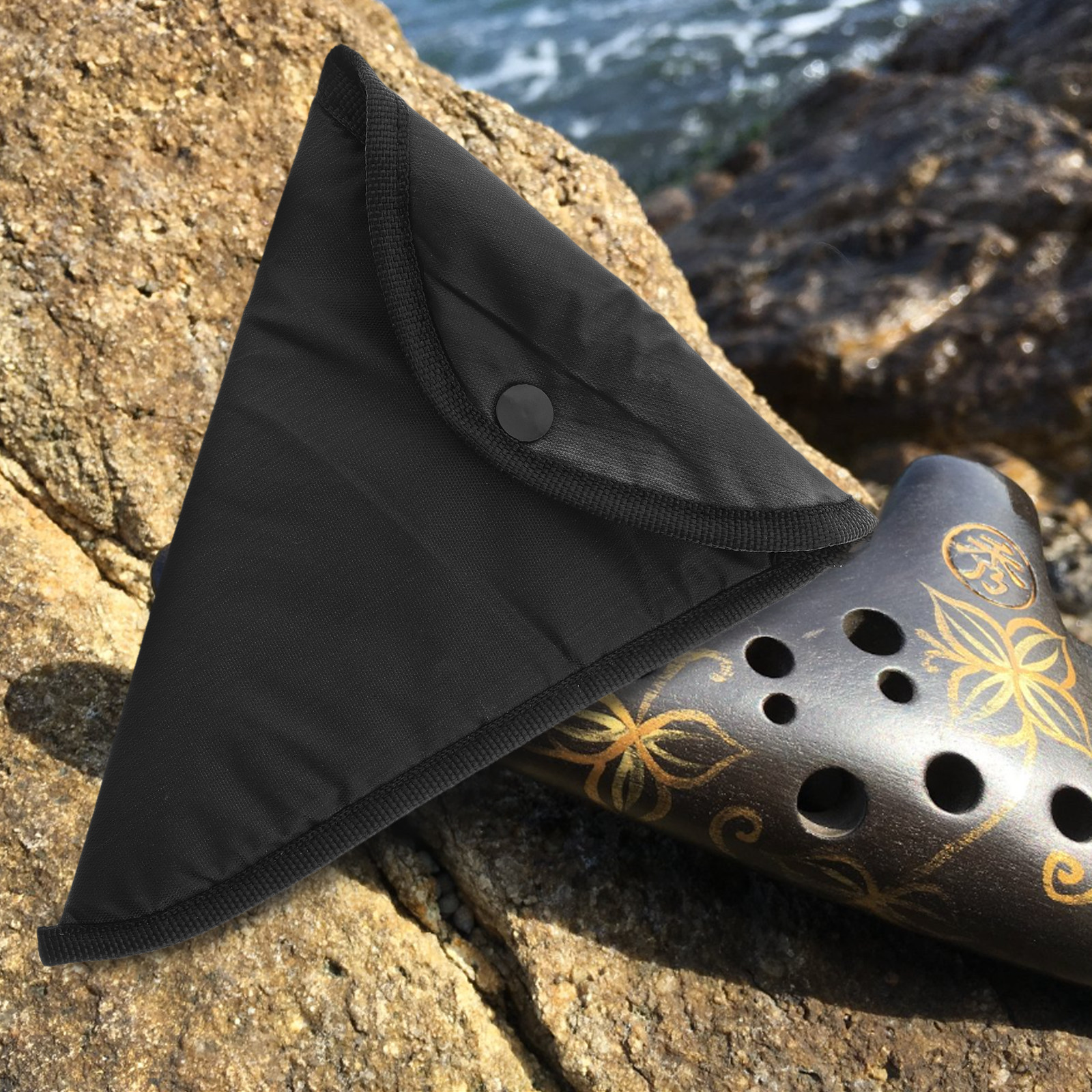 2Pcs Ocarina Storage Pouch Por - مراجعة Musical Instrument Triangle وسعره
