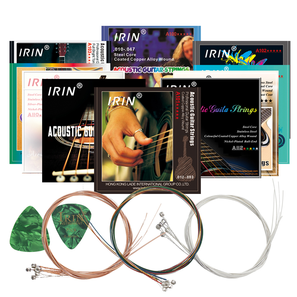 IRIN Acoustic Guitar Strings w - مراجعة Musical Instrument Strings وسعره