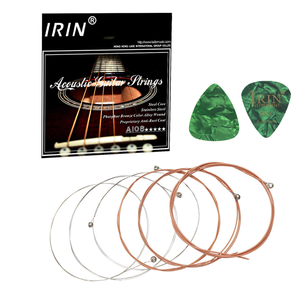 IRIN Acoustic Guitar Strings w - مراجعة Musical Instrument Strings وسعره