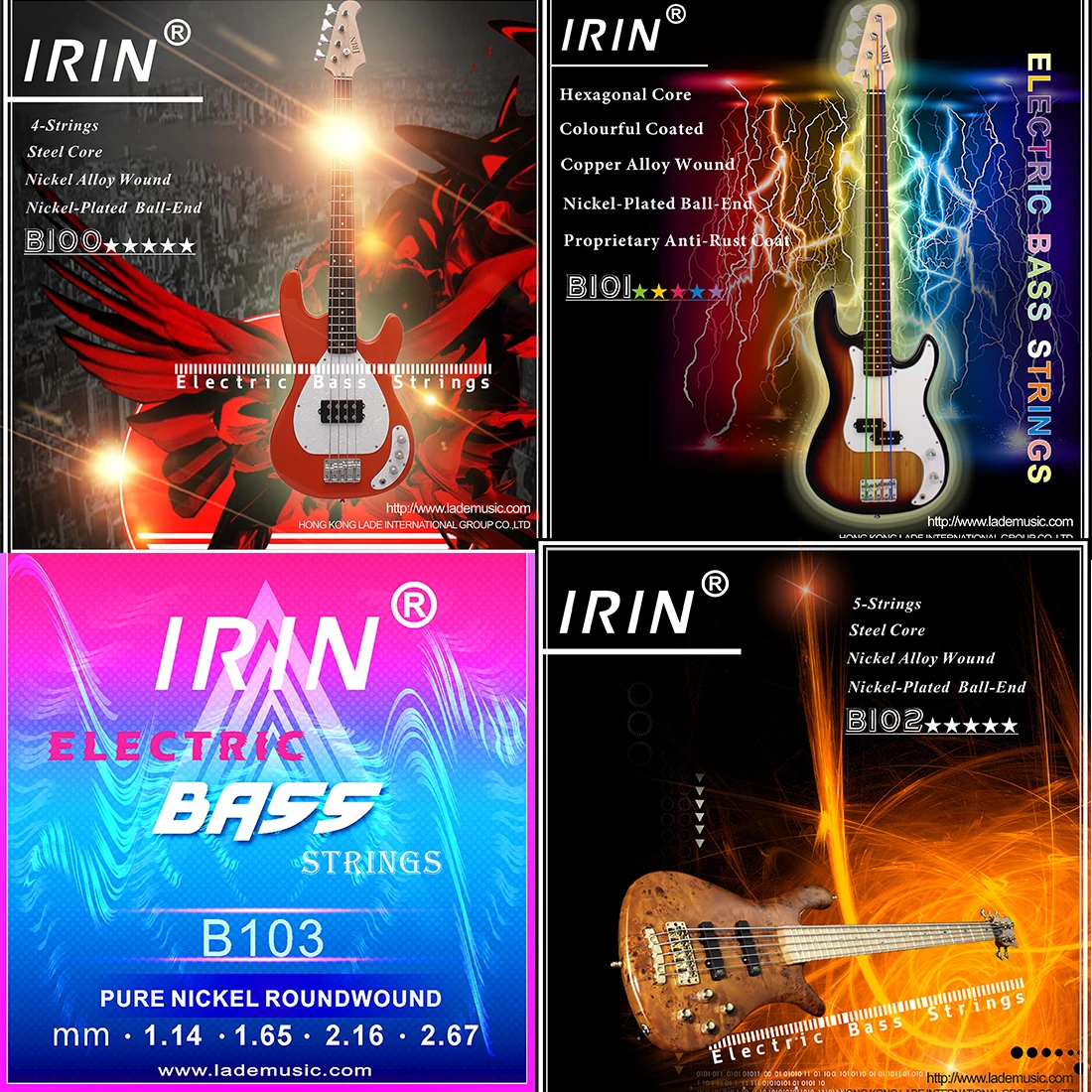 IRIN Electric Bass Strings Pro - مراجعة Musical Instrument Strings وسعره