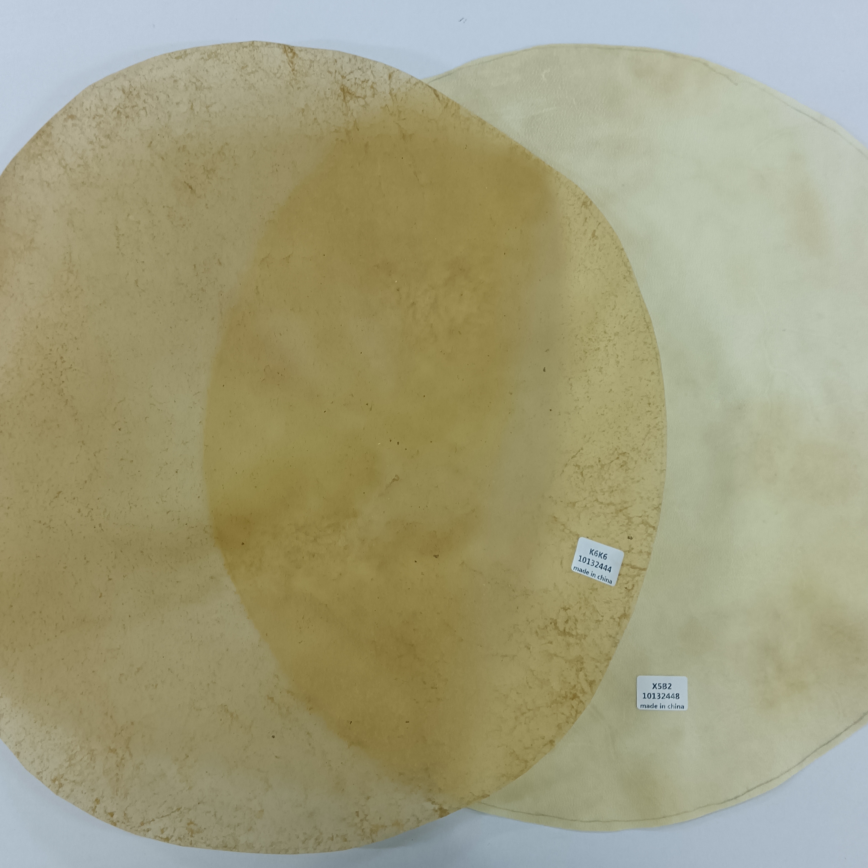 Yibuy Beige Yellow Diameter 30 - مراجعة Bongo Drum Set وسعره