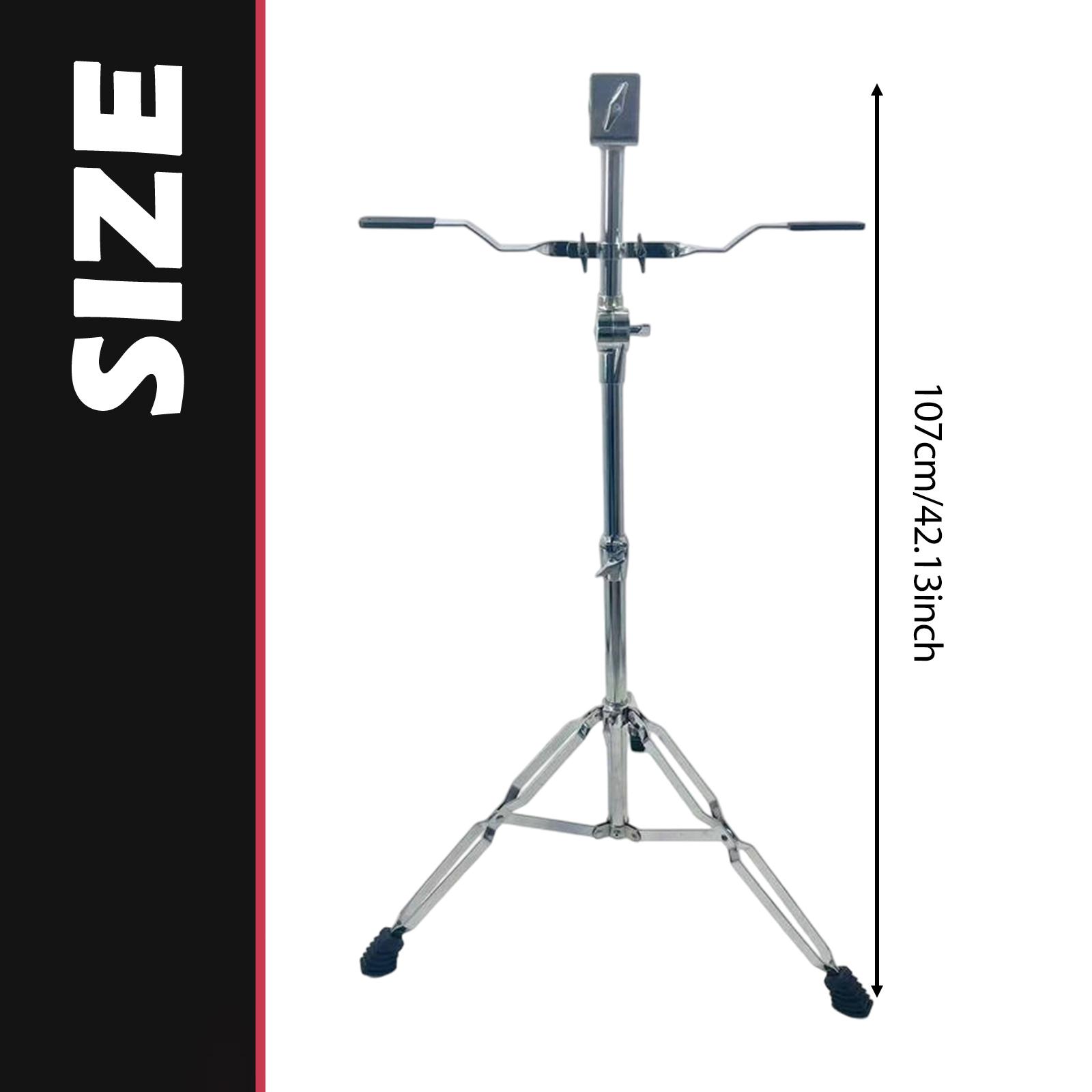 Sturdy Drum Stand Stainless St - مراجعة Bongo Drum Set وسعره