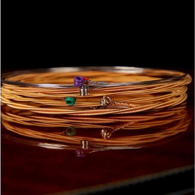 Wooden Acoustic Guitar Second  - مراجعة Musical Instrument Strings وسعره